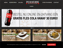 Tablet Screenshot of pitaverne.com